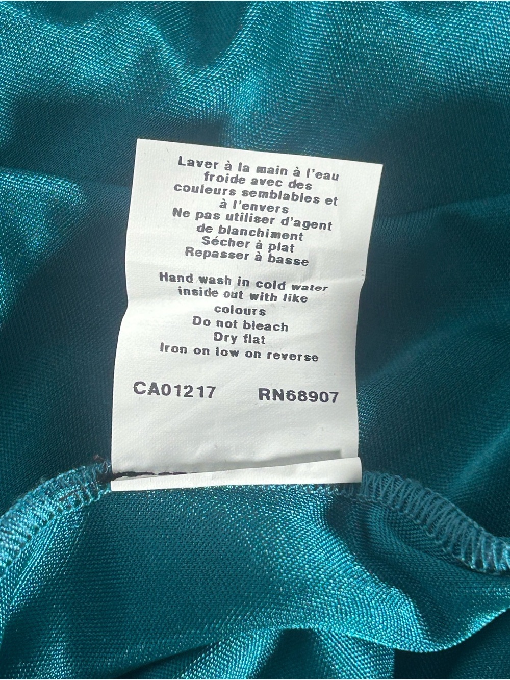 Y2K Le Château Black Teal Floral Mesh Midi Dress Scarf Ruched Goth Glam M - Picture 8 of 11